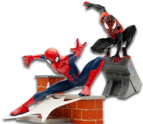 Bullyland Spider-Man + Miles Morales Figuras 12 cm – Set 2 Figuras Marvel Avengers – Pack Spiderman Peter Parker y Miles Morales Regalo Niño Juguete Coleccion