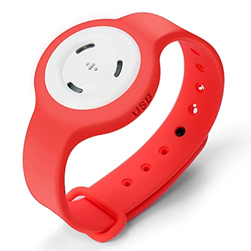 Gmjay Montre-Bracelet Anti-moustiques Électronique Anti-moustiques pour Enfants et Adultes,Red