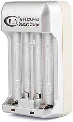 AA and AAA Portable Combo Battery Charger