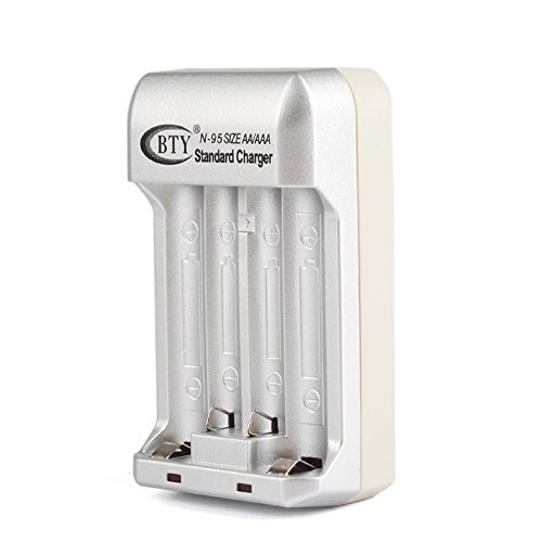 AA and AAA Portable Combo Battery Charger