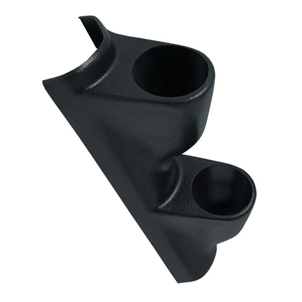 Black Dual Gauge 52mm Pillar/Full Size ABS Plastic GBDG5PPF9CFST GS240