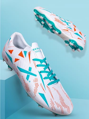 Image of Vector X Trigger Football Shoe /Studs, Double Colored TPU Sole, Padded Footbed, Premoulded Heel Shoe for Men