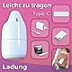 Sauger Vibrator Sex Spielzeug, Vibration für Frauen mit 3 Saugmodi 10 Zungenlecken 360°Rotierende Sexspielzeug für Klitoris Stimulator Erotik Sex Toys Sex Spielzeug für die Paare (Rot)