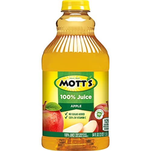Mott's 100 Percent Original Apple Juice, 64 Fl Oz Bottles (Pack Of 8) #TOP6