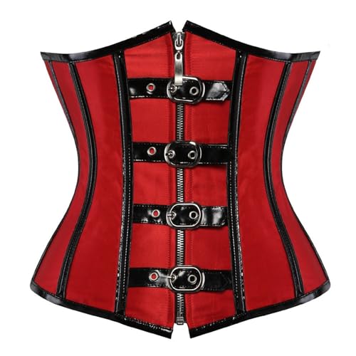 Corset gothique poitrine complète bustier galbant pour affiner la taille