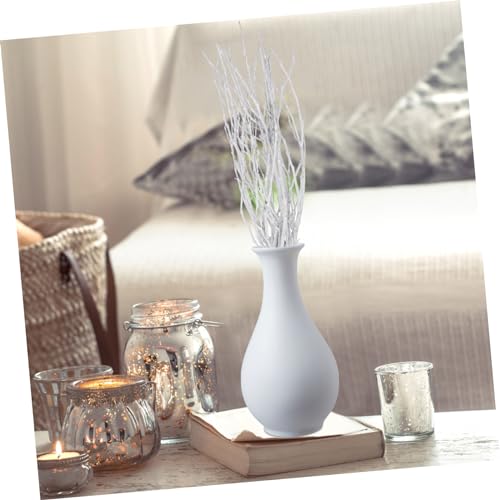 Ramitas de madera blanca para jarrones decorativos y centros de mesa de Navidad 5