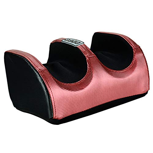 Heizung Fußmaschine FußMassager Leg Maschine Elektroheizung Fuss Knetmaschine 90-240V (Color : Red)