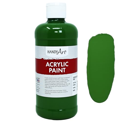 Handy Art Student Acrylic Paint 16 ounce, Green Oxide