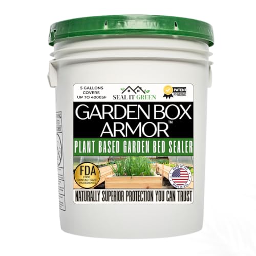 Garden Box Sealer 5 Gal. Food Safe Plant-Based Wood Sealant