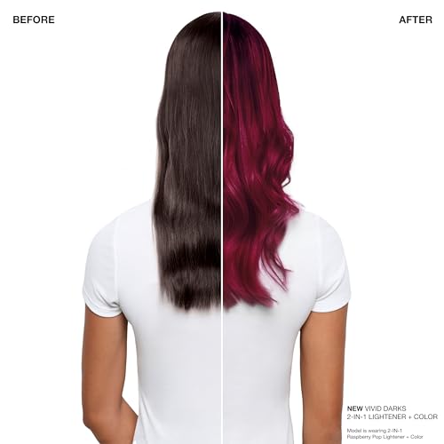 Image of COLORCHARM VIVID DARKS | 2-in-1 Lightener + Permanent Cream Color | Vibrant Color for Dark Hair | Nourishing Vegan Formula | No Bleach Needed | Pigmented Lightener | 2 Fl Oz