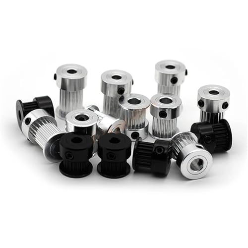 Kit polea de distribución GT2 40 y 20 dientes para impresora 3D con correa de 10mm 5
