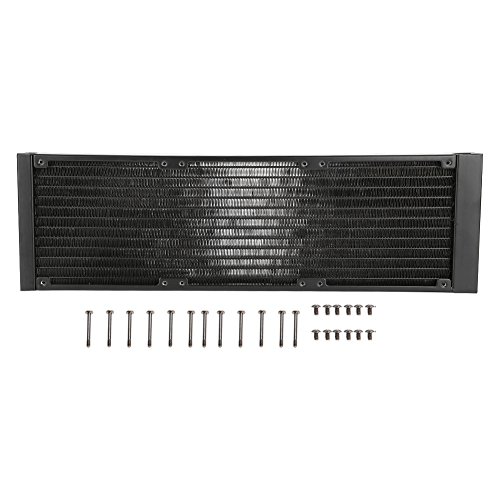 Joyzan Computer Heat Exchanger 12 Tubes Cooler Pipe Water Cooling Radiator