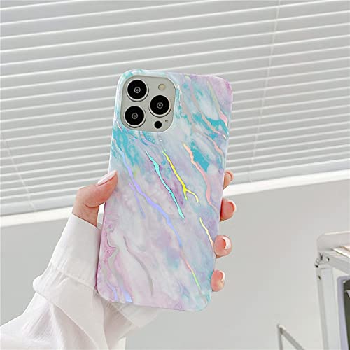 Coque silicone souple marbre laser multicolore pour iPhone XR X