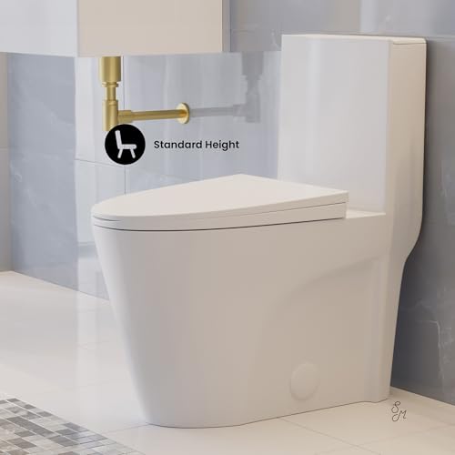 Swiss Madison SM-1T284 St. Tropez One-Piece Elongated Toilet, Touchless 1.1/1.6 Gpf thumb #3