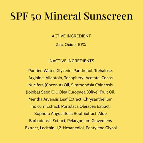 Image of Cristina's Curls Baby & Kids SPF 50 Mineral Sunscreen with Zinc Oxide - No White Cast, Plant-Based Formula with Broad Spectrum Protection - Gentle Face & Body Lotion for the Whole Family - 4 oz