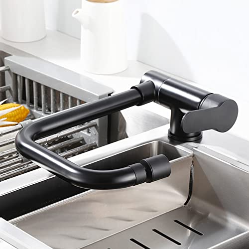 Robinets mélangeurs de cuisine pliants pivotant à 360 degrés - 2