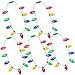 CPPSLEE Christmas Light Up Bulb Necklace - Ugly Sweater Party Favor Necklace Light Supplies Accessories - Christmas Decorations Best Xmas Gift (5 Pack)