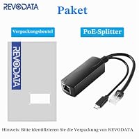 REVODATA 2.5G Micro USB PoE Splitter 5V/3A, PoE zu Micro USB 5V/3A 15W Ausgang, 2.5Gbps Gigabit Ethernet Kompatibel IEEE802.3af/at, Plug and Play für Smart Home – Ansicht 8