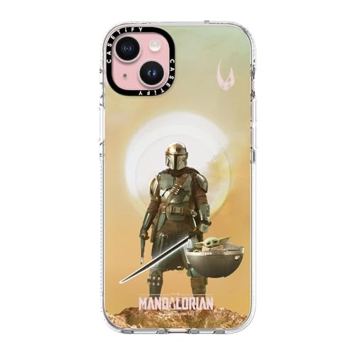 Coque iPhone 15 Plus anti-choc 2m CASETiFY Mandalorian transparente MagSafe
