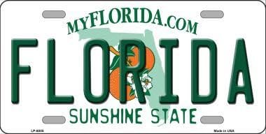 SMART BLONDE Florida Novelty Metal License Plate Tag LP-6005