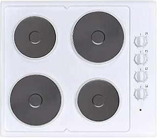 Statesman ESH630SS 4 Plate Electric Hob Cooktop, Side Dial Control, 60cm, Stainless Steel