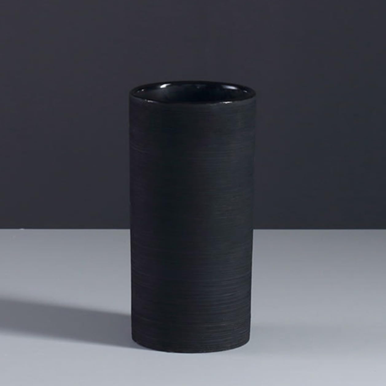 花瓶　♡ おしゃれ　一輪挿し　黒　モダン　生花　シンプル　花器　クール 花瓶 黒 おしゃれ 一輪挿し 大きな 北欧 陶器 大型 花びん 花器