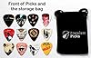24 Classic Albums on 12 Double Sided Guitar Picks + Storage Bag for your Plectrums #2