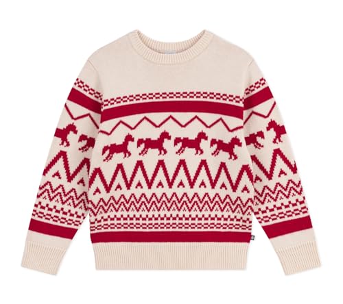 Pull enfant Petit Bateau laine coton vêtement jour garçon tricot chaud à motifs A0egh01