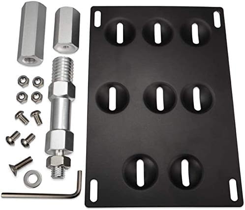 Miniatura 3 de Soporte de reubicación de placa de matrícula con gancho delantero compatible con BMW 12-18 3-Series F30, 14-18 4-Series F32 F33 F36, 11-18 Serie 5