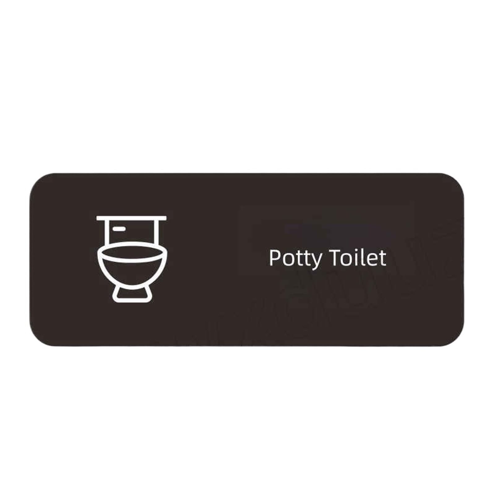 Acrylic Craft 3D Toilet Department Shopping Mall Locker Room Warning Sign House Modern Home ArtMöbel & Wohnen, Dekoration, Schilder & Tafeln!(14-25x15cm(5mm thick))