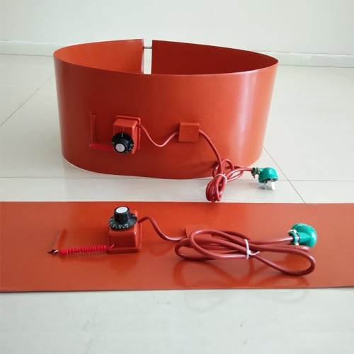 Oil Drum Heater Belt,20L-200L Silicone Heating Belt Insulated Pail