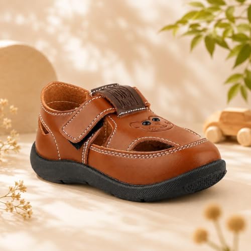 Image of Goal-1 Sandals Casual Fisherman Adjustable Sporty Summer Closed Comfortable Toe Sandals with Premium PU Padding For unisex kids-pack of 1(18 Months-4.5 Years)