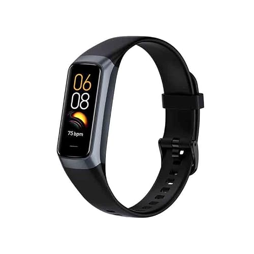Maronty Fitness Tracker, Smart Watch with Heart Rate Monitoring, Sleep & Activity Tracking, Calorie Counter, 1.1" Amoled Display, Waterproof Step Tracker for Android & iPhone, Women & Men (Black)