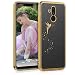 Produktbild kwmobile Huawei Mate 20 Lite Hülle - Handyhülle für Huawei Mate 20 Lite - Handy Case in Fee Design Gold Transparent