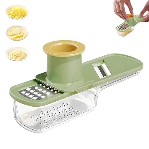Mini Garlic Slicer Multi-Functional Mandoline Slicer Veggie Garlic Ginger Grinder