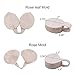 22pcs Gumpaste Flower Silicone Mold- Fondant Silicone Veining Mold, Sugarcraft Flower Making Tools for Gumpast Rose Peony Lily Calliopsis Tulips Wedding Flower Cake Decorating