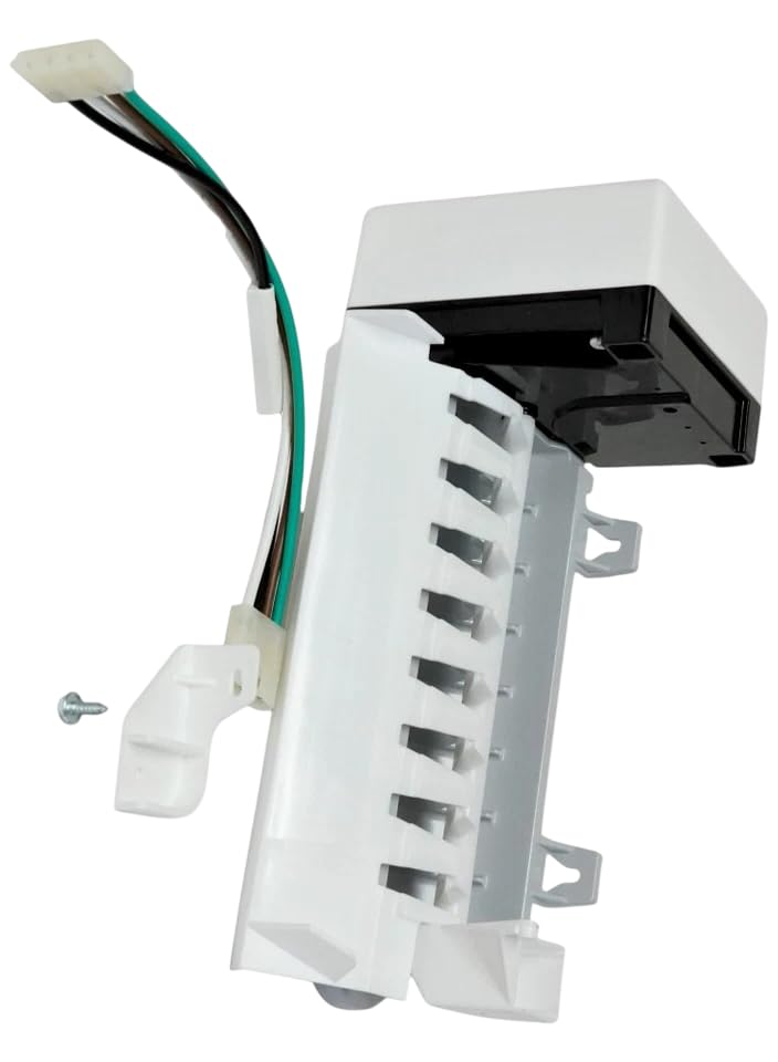 Refrigerator Icemaker Ice Maker for Whirlpool ED5FHAXVS02 ED5FHAXVT00 ED5FHAXVT01 ED5FHAXVT02 ED5FHAXVY00 ED5FHAXVY01 ED5FHAXVY02 ED5FVAXWL00 ED5FVAXWL01 ED5HHAXVB00 ED5HHAXVB01