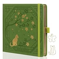 TIEFOSSI A5 Gestippeld Dagboek, Schattig Katten Dagboek voor