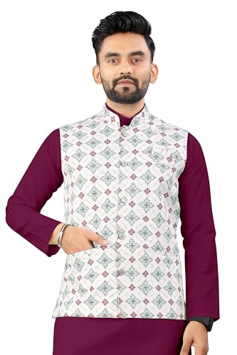 Image of Trustous Traditional Men's Kurta Koti Set (3 PCS SET)