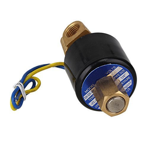 Électrovanne gaz eau air DC 12V 1/4 NBR normalement ouverte de type 2 voies