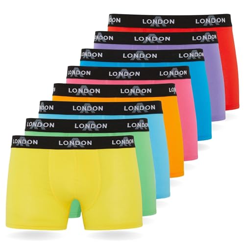 FM London Pacchetto da 4/8 Mutande Uomo, Boxer Uomo Cotone,...