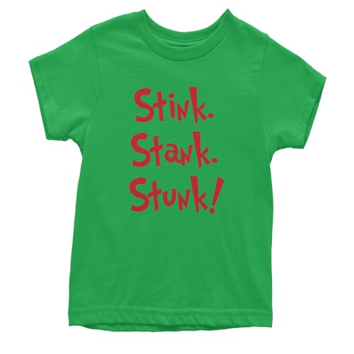 Expression Tees Stink Stank Stunk Gr-NCH Youth T-Shirt, Soft Cotton Crewneck, Casual Fit, Trendy Graphic Tee