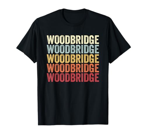 Woodbridge Virginia Woodbridge VA Retro Vintage Text T-Shirt