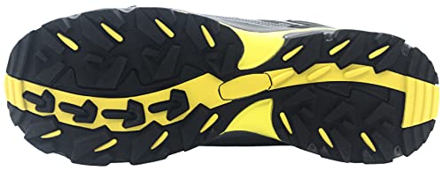 Larnmern Steel Toe Boots Mens Outdoor Work Boots Safety Working Shoes Indestructible Industrial Construction Footwear Slip Resistant Puncture Proof Static Dissipative Comfortable Breathable Durable Non Slip(10.5 Men, Black/Yellow) #TOP6