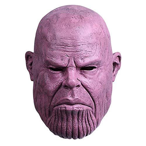 NUWIND Thanos Latex Mask Helmet Latex Full Head Costume Cosplay Props Infinity War Cosplay Halloween