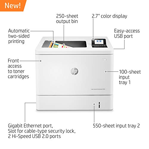 Hp Color Laserjet Enterprise M554Dn Duplex Printer (7Zu81A) #TOP1