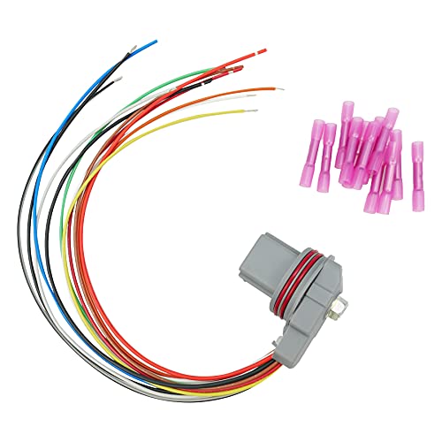 Tavaski 5R55W 5R55S 5R55N Wire Harness Pigtail Repair Kit Fit For Shift Solenoid, Automatic Transmission Parts Fit For Ford Lincoln And Mercury 2002-Up #TOP4