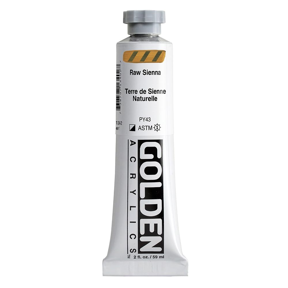 Pro-Art Golden Heavy Body Acrylic Paint 2 oz.-Raw Sienna