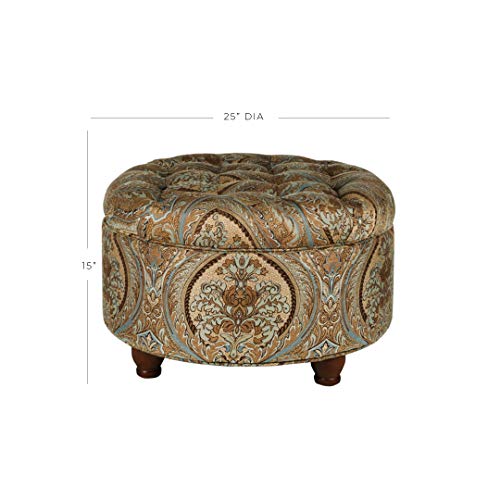 Homepop-Home-Decor-N8264-F1044-Large-Button-Tufted-Woven-Round-Storage-Ottoman-Ottoman-with-Storage-for-Living-Room-Bedroom-Traditional-Paisley Homepop Home Decor N8264 F1044 Large Button Tufted Woven Round Storage Ottoman Ottoman with Storage for Living Room Bedroom Traditional Paisley