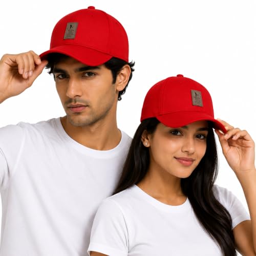 Image of Cap for Men Women Topi Unisex Head Branded Boy's Girl's Caps Adjustable Strap Summer Sports Cricket Gym Dance Cotton Free Size